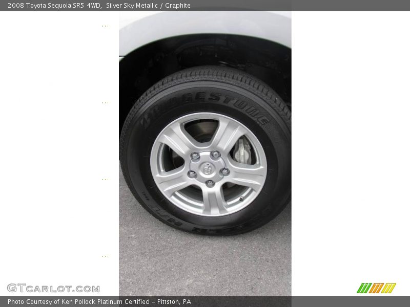 Silver Sky Metallic / Graphite 2008 Toyota Sequoia SR5 4WD