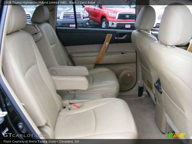 Black / Sand Beige 2008 Toyota Highlander Hybrid Limited 4WD
