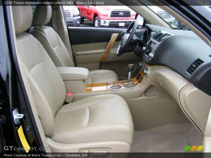 Black / Sand Beige 2008 Toyota Highlander Hybrid Limited 4WD