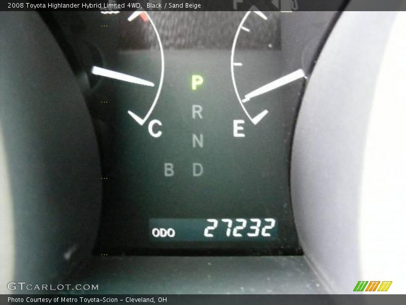Black / Sand Beige 2008 Toyota Highlander Hybrid Limited 4WD