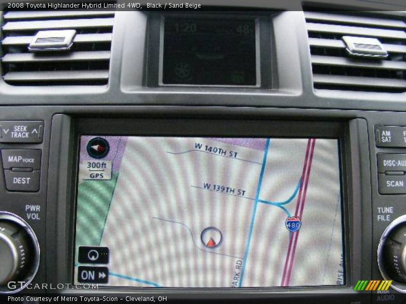 Black / Sand Beige 2008 Toyota Highlander Hybrid Limited 4WD