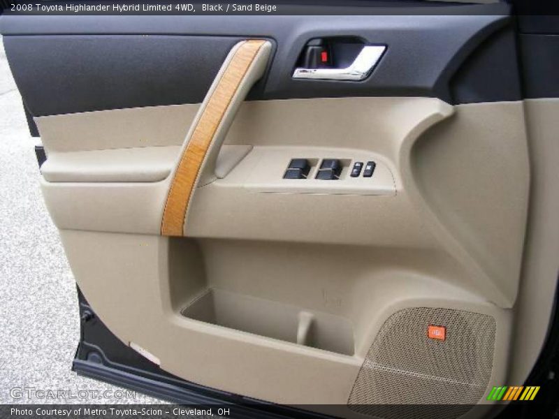 Black / Sand Beige 2008 Toyota Highlander Hybrid Limited 4WD