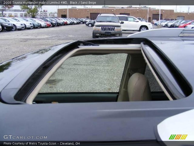 Black / Sand Beige 2008 Toyota Highlander Hybrid Limited 4WD