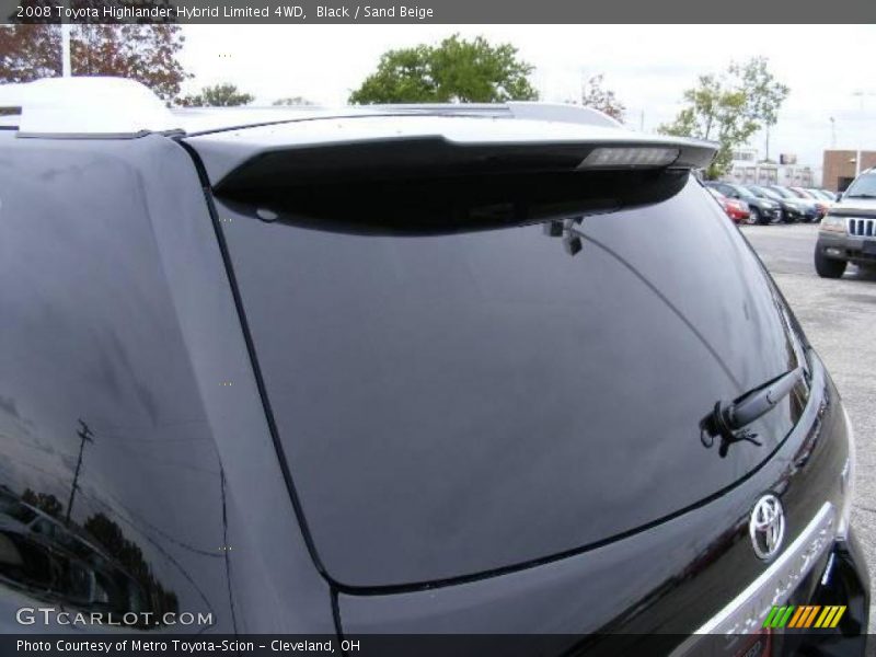 Black / Sand Beige 2008 Toyota Highlander Hybrid Limited 4WD