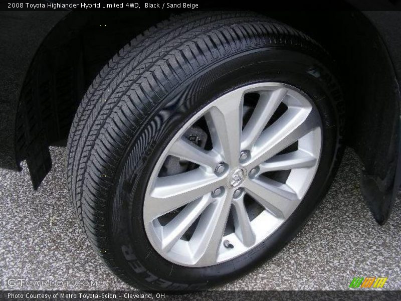Black / Sand Beige 2008 Toyota Highlander Hybrid Limited 4WD