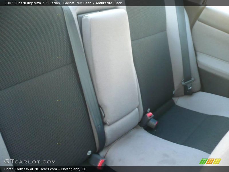 Garnet Red Pearl / Anthracite Black 2007 Subaru Impreza 2.5i Sedan