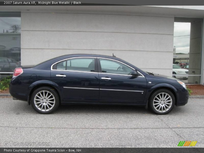 Midnight Blue Metallic / Black 2007 Saturn Aura XR