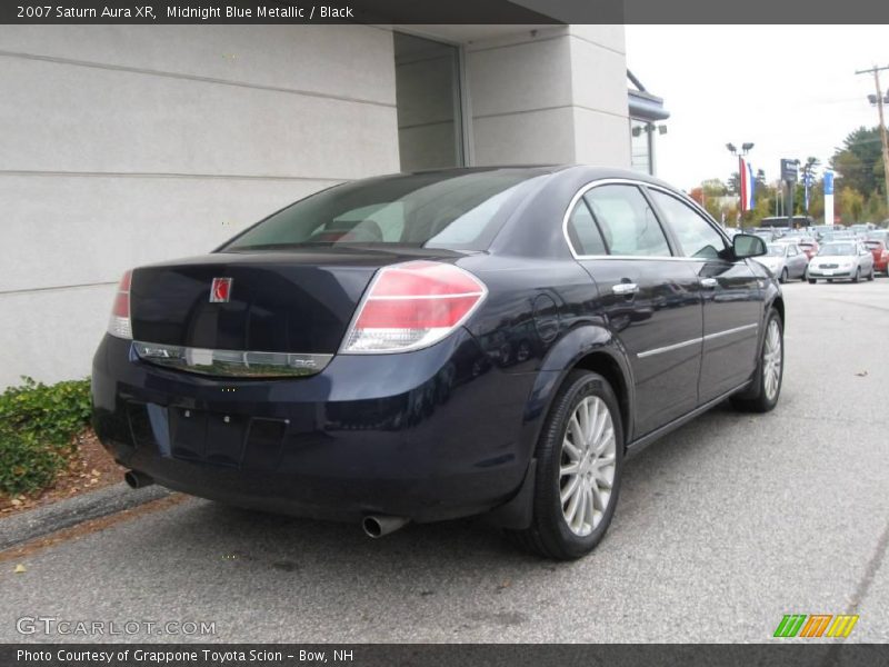 Midnight Blue Metallic / Black 2007 Saturn Aura XR