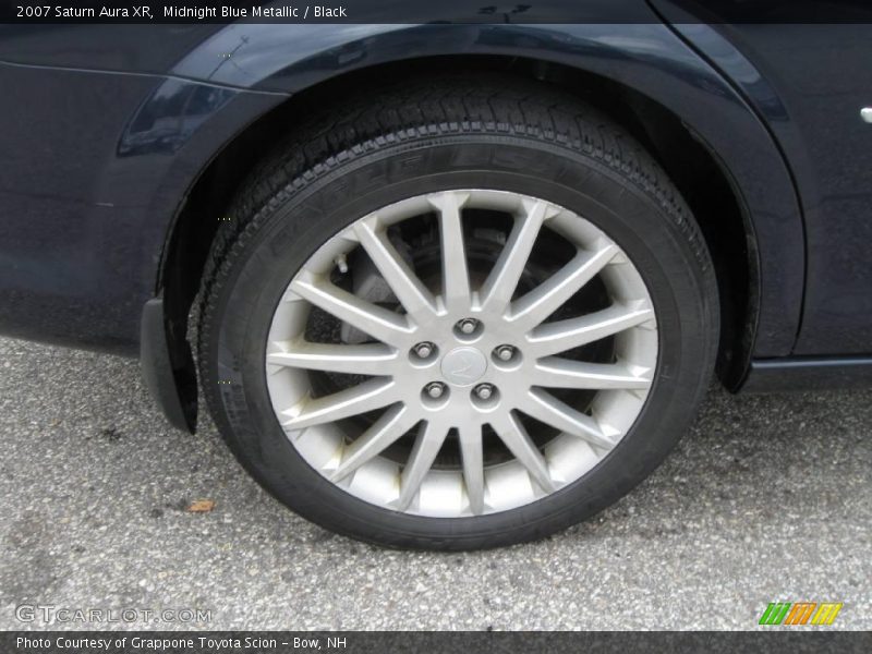 Midnight Blue Metallic / Black 2007 Saturn Aura XR