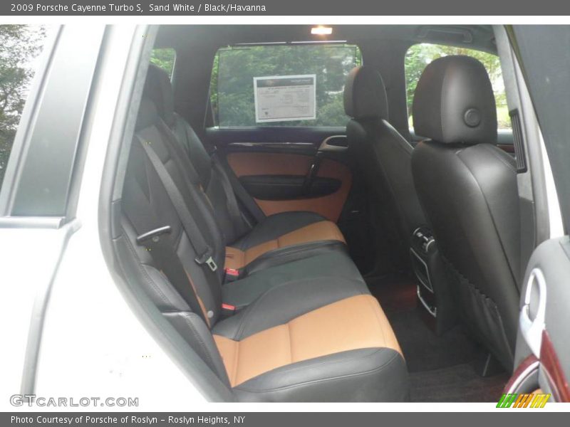 Sand White / Black/Havanna 2009 Porsche Cayenne Turbo S
