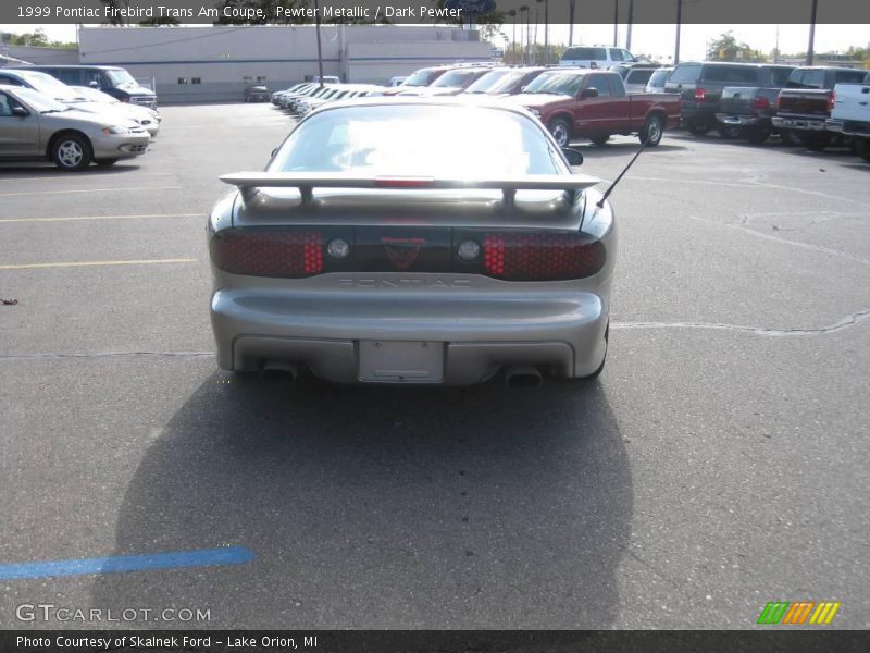 Pewter Metallic / Dark Pewter 1999 Pontiac Firebird Trans Am Coupe