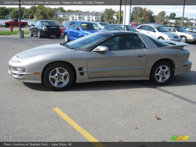 Pewter Metallic / Dark Pewter 1999 Pontiac Firebird Trans Am Coupe