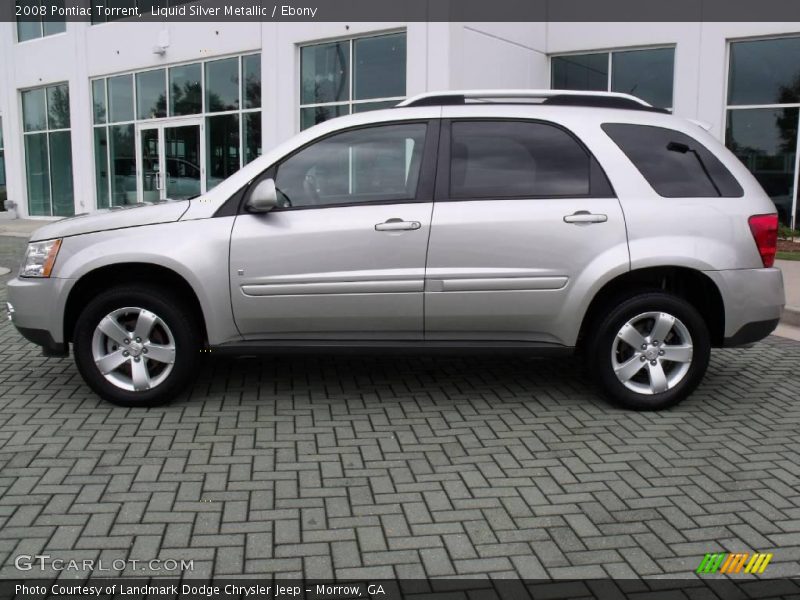 Liquid Silver Metallic / Ebony 2008 Pontiac Torrent