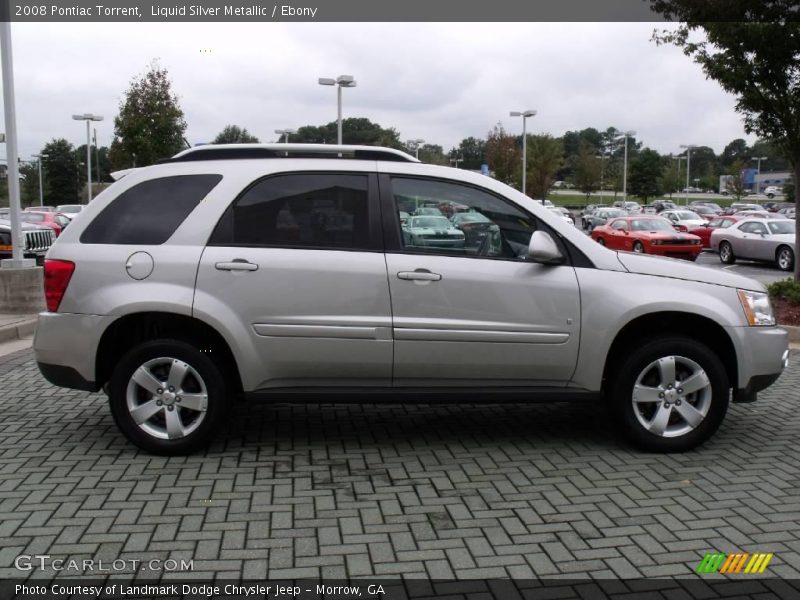 Liquid Silver Metallic / Ebony 2008 Pontiac Torrent