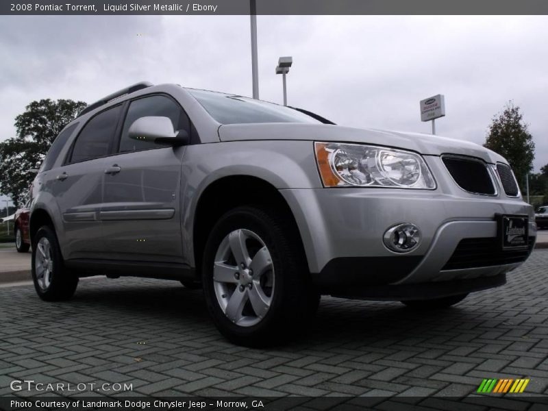 Liquid Silver Metallic / Ebony 2008 Pontiac Torrent