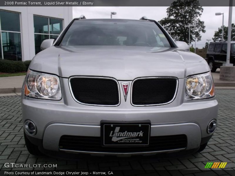 Liquid Silver Metallic / Ebony 2008 Pontiac Torrent