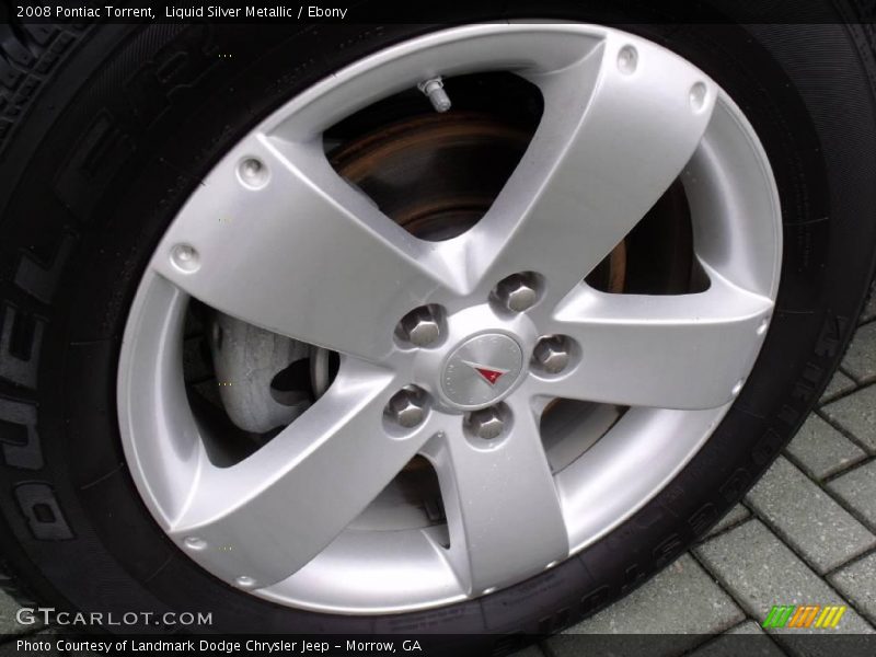 Liquid Silver Metallic / Ebony 2008 Pontiac Torrent