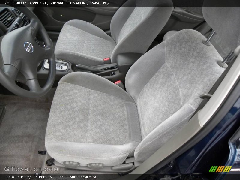 Vibrant Blue Metallic / Stone Gray 2003 Nissan Sentra GXE