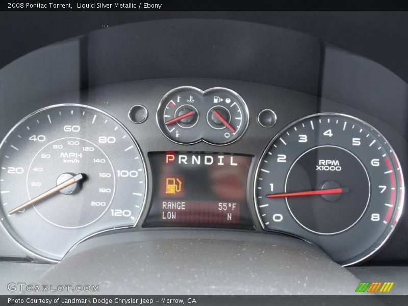 Liquid Silver Metallic / Ebony 2008 Pontiac Torrent