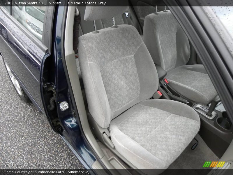 Vibrant Blue Metallic / Stone Gray 2003 Nissan Sentra GXE