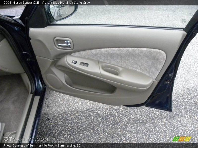 Vibrant Blue Metallic / Stone Gray 2003 Nissan Sentra GXE