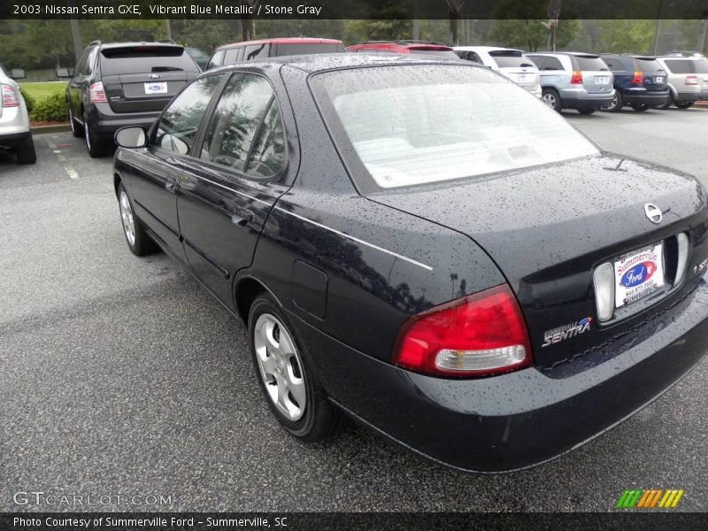 Vibrant Blue Metallic / Stone Gray 2003 Nissan Sentra GXE