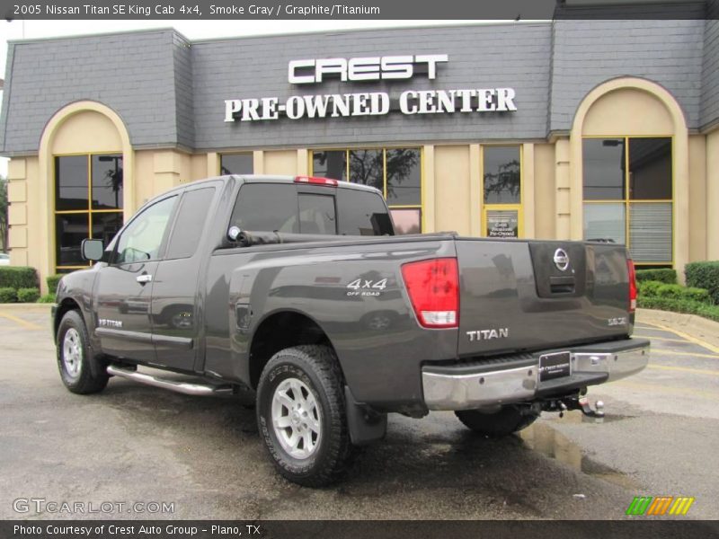 Smoke Gray / Graphite/Titanium 2005 Nissan Titan SE King Cab 4x4