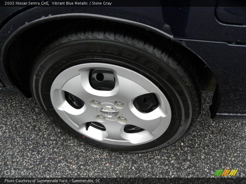 Vibrant Blue Metallic / Stone Gray 2003 Nissan Sentra GXE