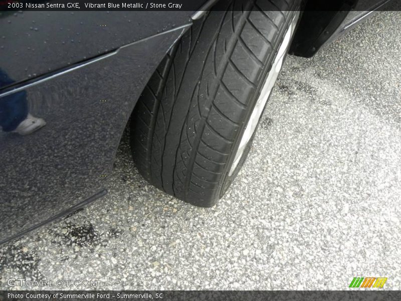 Vibrant Blue Metallic / Stone Gray 2003 Nissan Sentra GXE