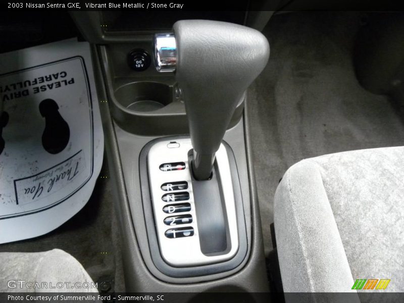Vibrant Blue Metallic / Stone Gray 2003 Nissan Sentra GXE