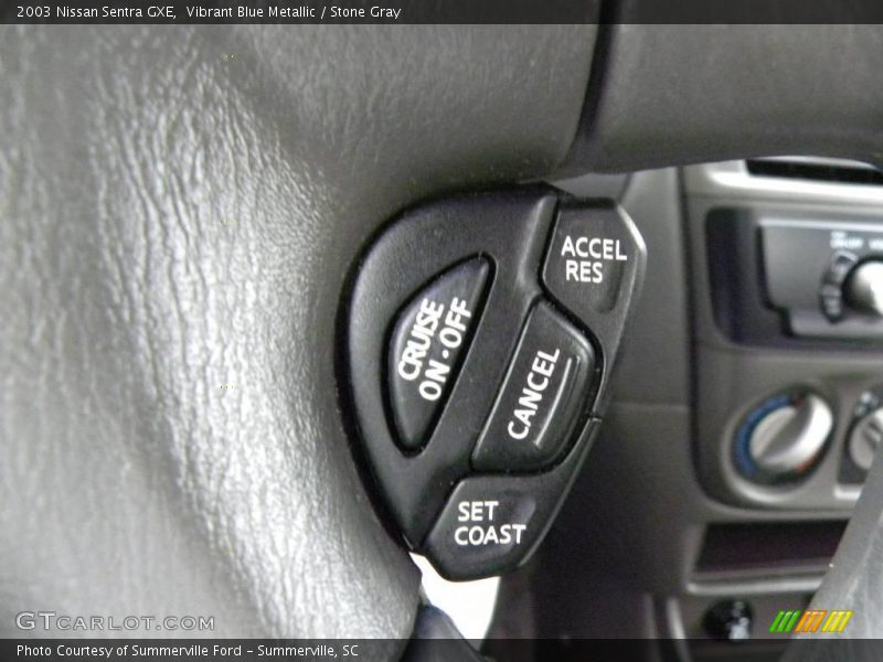 Vibrant Blue Metallic / Stone Gray 2003 Nissan Sentra GXE