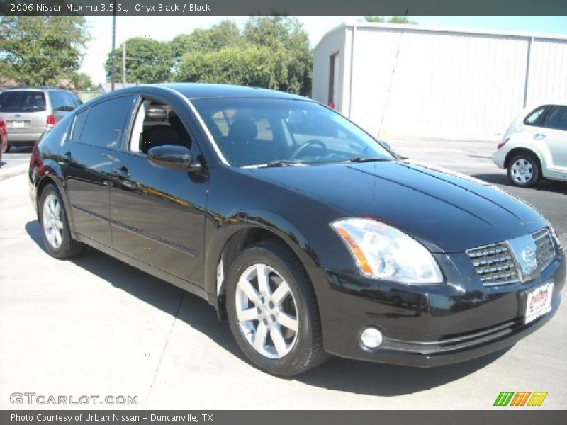 Onyx Black / Black 2006 Nissan Maxima 3.5 SL