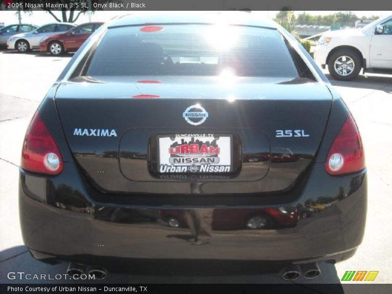 Onyx Black / Black 2006 Nissan Maxima 3.5 SL