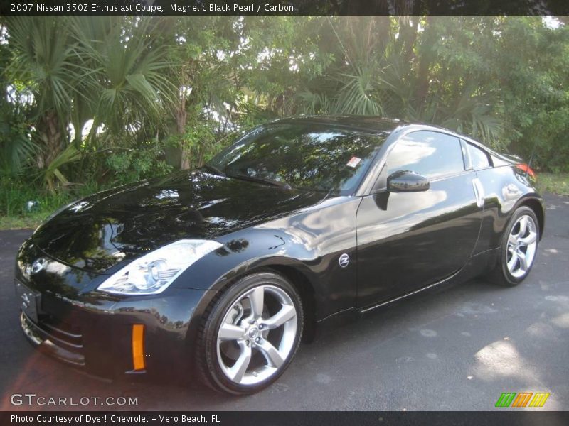Magnetic Black Pearl / Carbon 2007 Nissan 350Z Enthusiast Coupe