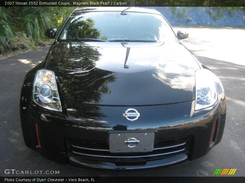 Magnetic Black Pearl / Carbon 2007 Nissan 350Z Enthusiast Coupe