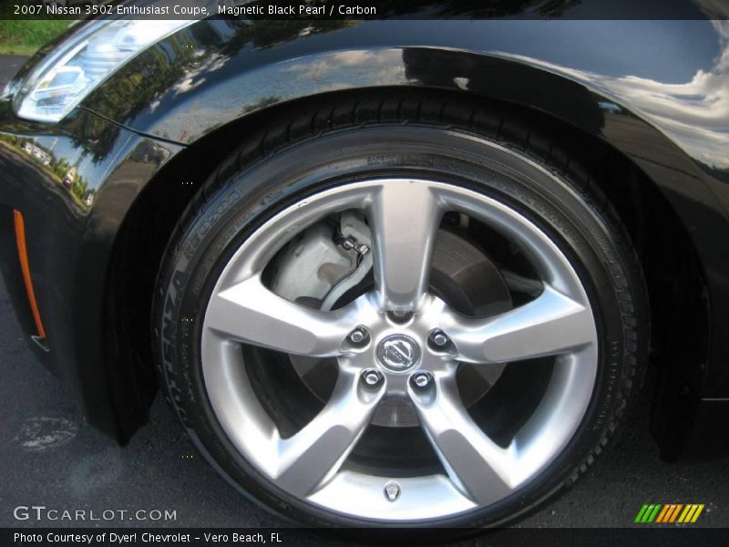 Magnetic Black Pearl / Carbon 2007 Nissan 350Z Enthusiast Coupe