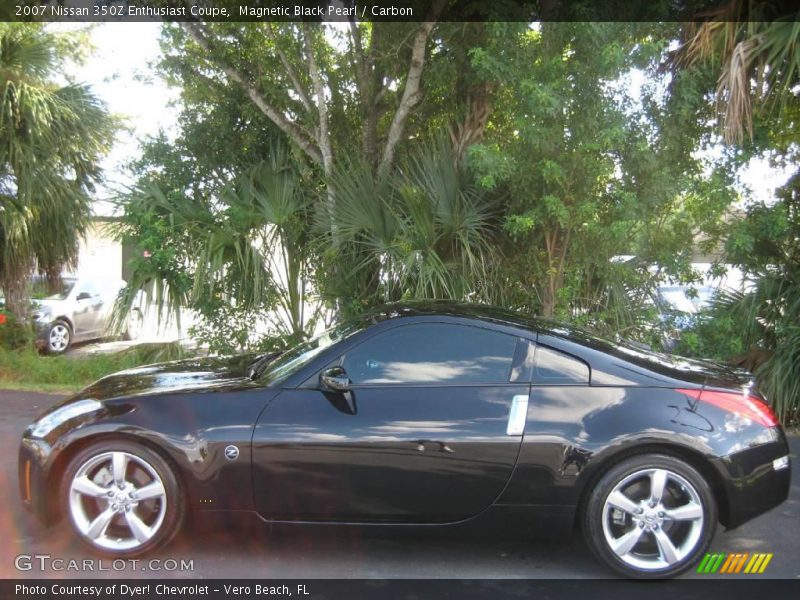 Magnetic Black Pearl / Carbon 2007 Nissan 350Z Enthusiast Coupe