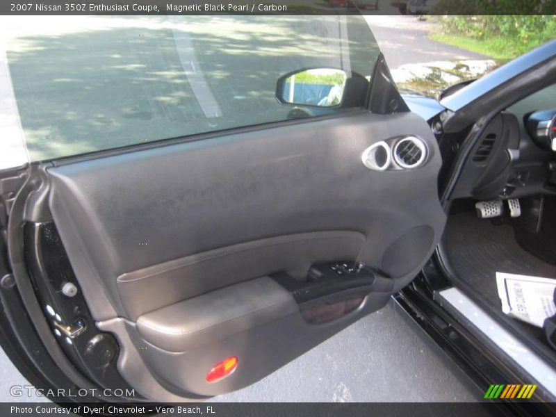 Magnetic Black Pearl / Carbon 2007 Nissan 350Z Enthusiast Coupe