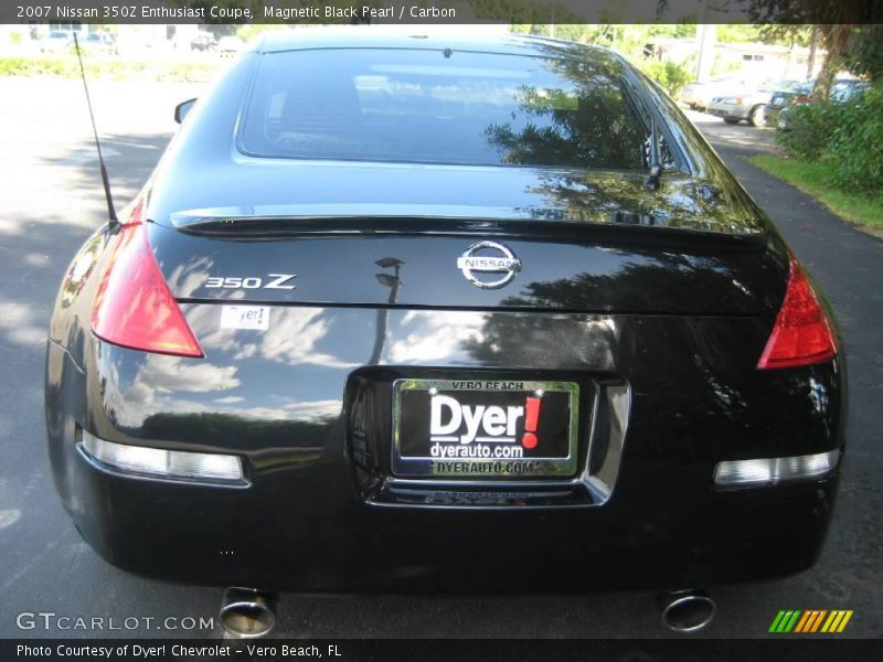 Magnetic Black Pearl / Carbon 2007 Nissan 350Z Enthusiast Coupe