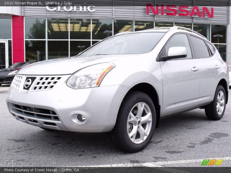 Silver Ice / Gray 2010 Nissan Rogue SL