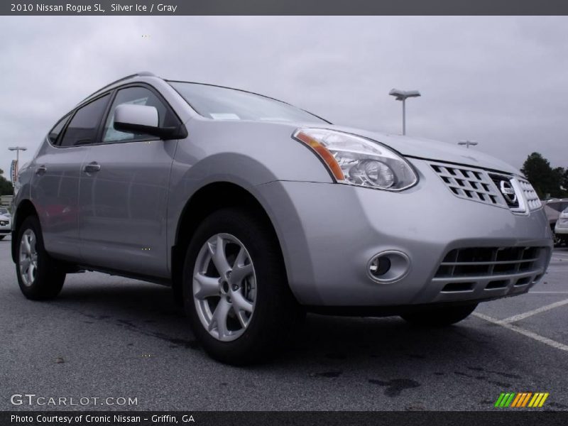 Silver Ice / Gray 2010 Nissan Rogue SL