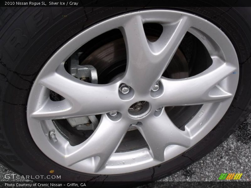 Silver Ice / Gray 2010 Nissan Rogue SL