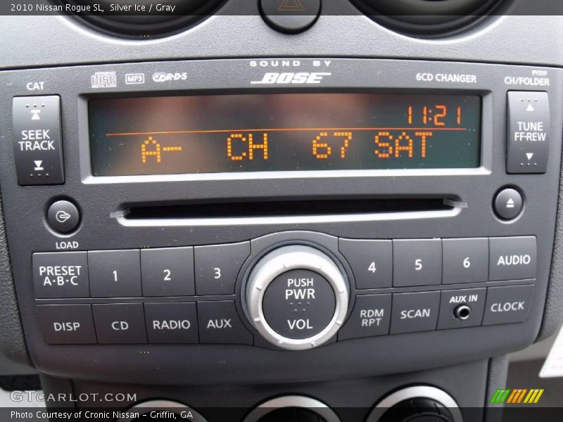 Silver Ice / Gray 2010 Nissan Rogue SL