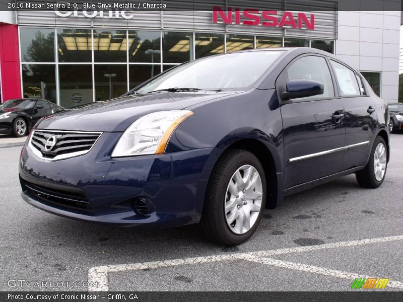 Blue Onyx Metallic / Charcoal 2010 Nissan Sentra 2.0