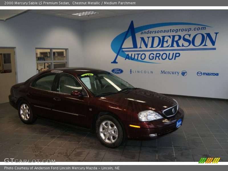 Chestnut Metallic / Medium Parchment 2000 Mercury Sable LS Premium Sedan