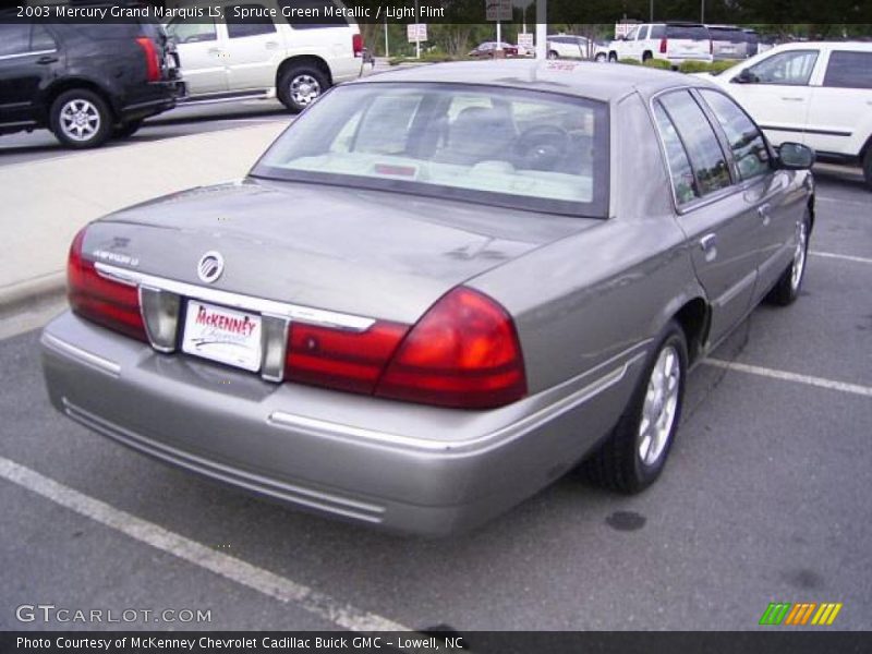 Spruce Green Metallic / Light Flint 2003 Mercury Grand Marquis LS