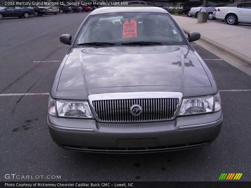 Spruce Green Metallic / Light Flint 2003 Mercury Grand Marquis LS
