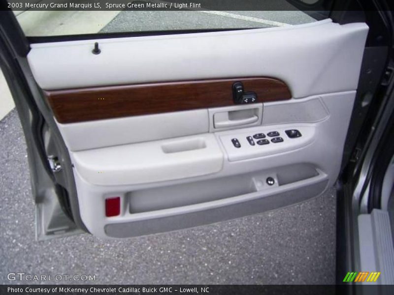 Spruce Green Metallic / Light Flint 2003 Mercury Grand Marquis LS