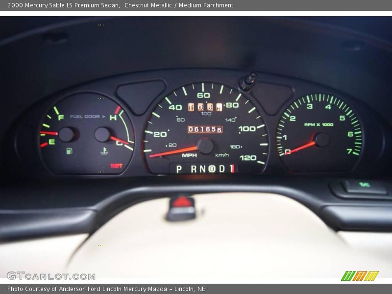 Chestnut Metallic / Medium Parchment 2000 Mercury Sable LS Premium Sedan