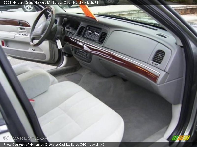 Spruce Green Metallic / Light Flint 2003 Mercury Grand Marquis LS